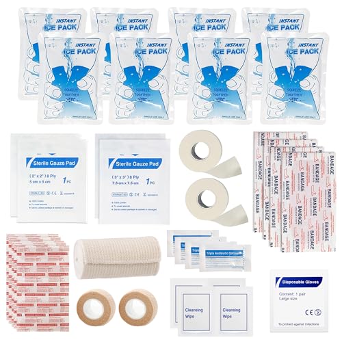 Image of First-Aid Kit Refill Pack (Contains Extra ice Packs, Tapes, Wraps, Bandages, and More) (Large)