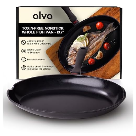 Alva Energy Ceramic Nonstick Fish Pan
