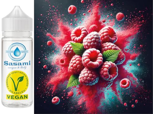 Poudre pétillante framboise Sasami 100ml pour boisson et cuisine