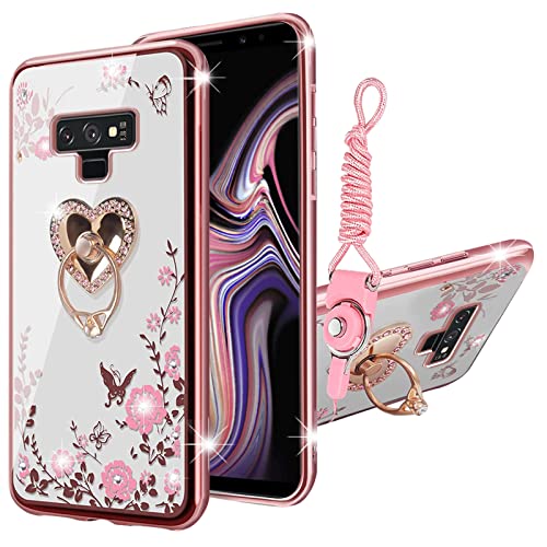 Coque Note 9 anti-chute avec sangle et support pour éviter les bris d'écran
