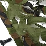 feste installation: jede ecke hat ein festes seil, um das tarnnetz, das rutschfeste, keine angst vor windigem wetter zu stabilisieren.