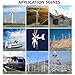 Fablestoryem Wind Turbine, 14000W DC 12V/24V/48V/110V/220V Wind Turbine Generator, with 8 Blades Wind Turbine Kit with Solar Wind Hybrid Controllerfor Homes Energy Supplementation,12V