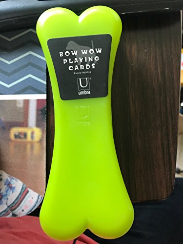 Bow Wow Umbra Playing Cards in CASE - Dog Bone Shaped