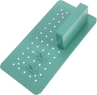 Wall Pegboard Organizer Box Set, Iron, Light Green Storage Rack