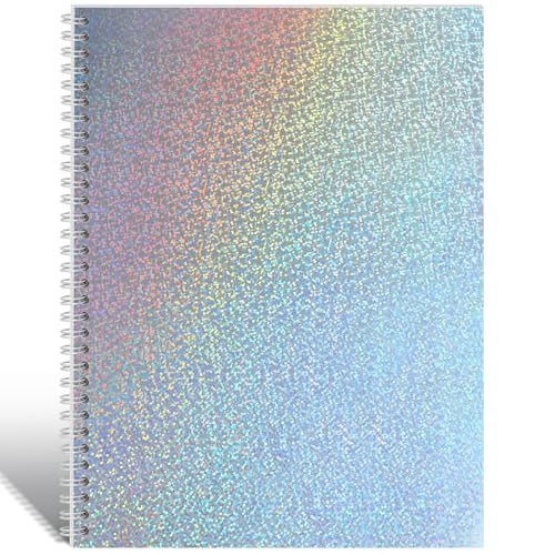 Álbum Reutilizable para Coleccionar Stickers, 8,5 × 11 Pulgadas, con Cubierta Holográfica y 40 Hojas de Papel Liberador en Blanco (Estilo: Punto) miniatura 1