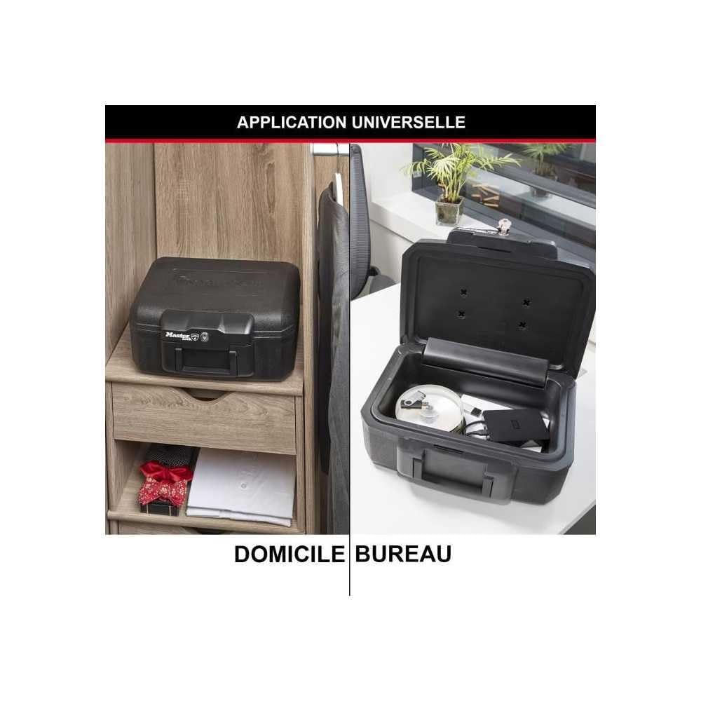 Coffre-fort ignifugé Master Lock L1200 - Protection des supports multimédias - Verrouillage a clé