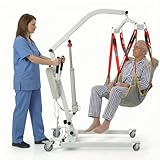 CareArise Electric Patient Lift with Commode Sling-500lbs Electric Body Transfer Lift for Home/Hospital/Healthcare, 8000N Powerful Motor for Full/Partial Paralysis, Mobility Aid for Disabled Bedridden