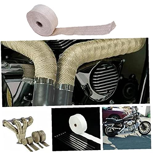 Hittebescherming Tape Uitlaatband Motorfiets Hittebescherming Tape Voor Manifold Thermal Tape Manifold Tape Auto… - Image 3