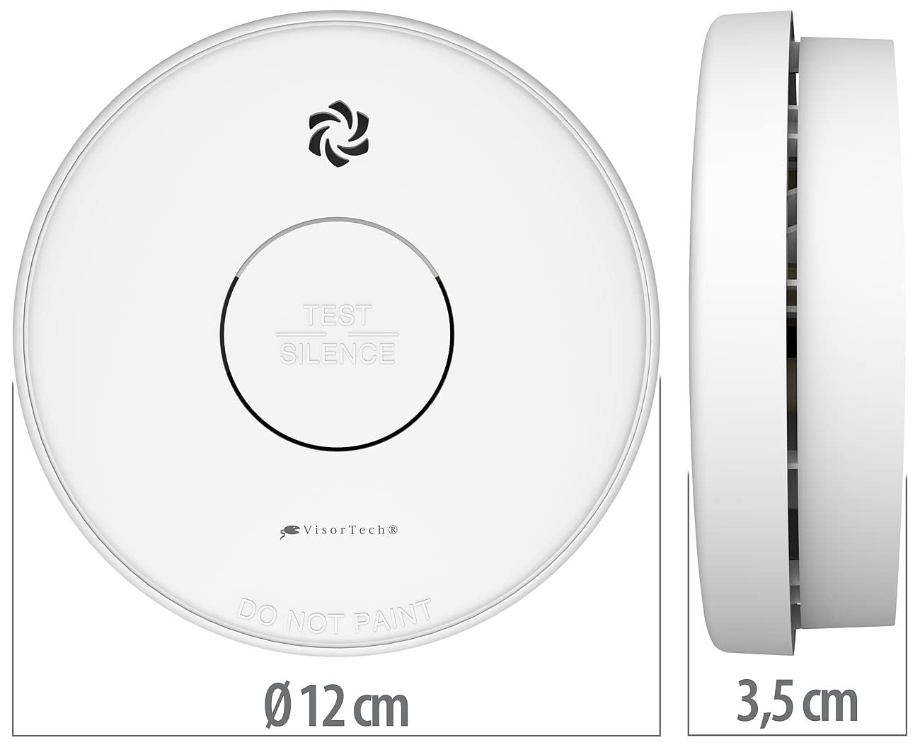 VisorTech Rauchmelder vernetzbar: 5er-Set drahtlos vernetzbare Funk-Rauchwarnmelder, 85 dB (Rauchmelder Funkvernetzbare, Funkgesteuerte, vernetzt)