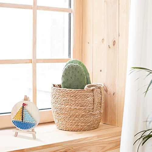 WEBEEDY Boat String Art Kit DIY Art Craft Set für Anfänger 3D-Fadenkunst-Set Home Wall Decoration Crafts Kits für Erwachsene und Kinder Kunstzubehör für Kinder String Wicklung Wandkunst