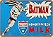 None Brand Batman All Star Milk Peinture sur Fer Rétro Métal décoration Murale Signe en étain Vintage Plaque Stickers Muraux Cadeau Cour Bar Café Pub Club Bar Cadeau