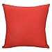 ITD HOME - Funda Cojín de Algodón Lino para Sofás, Fundas Cojines 45 x 45cm Talla Unica, Funda de Almohada para Camas, Coches, Salones, Sillones (Rojo)