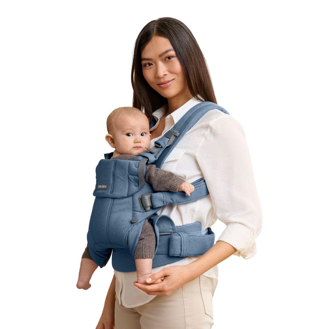 Amazon.com: BabyBjörn Baby Carrier Harmony, Woven mélange, Blue