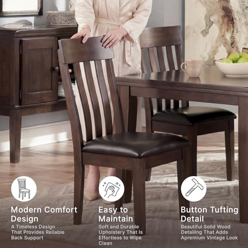 Signature Design by Ashley Haddigan Dining Chair, Set of 2, Dark Brown - image 6