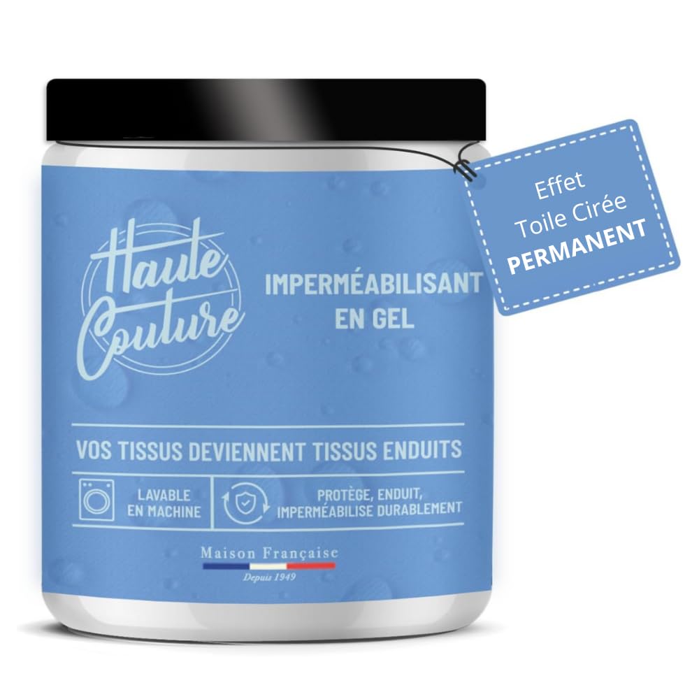Haute Couture Gel Imperméabilisant et Protecteur LIGHTNING pour Tissus - Durée Durable 280 ml - Effet Tissu Enduit