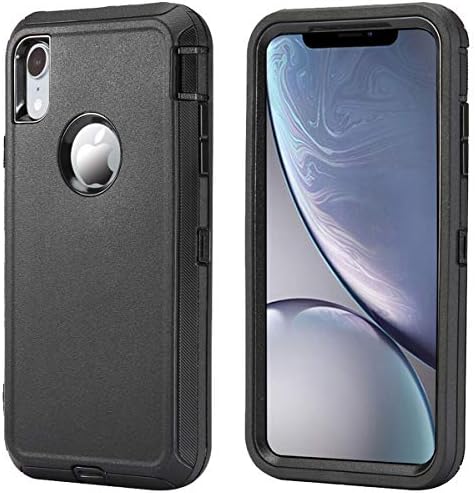 Stroson for iPhone XR Case with Built in Screen Protector Heavy Duty Shockproof Full Body 3 in 1 Rugged Bumper for Women Man Protective Cover Phone Case for iPhone XR 6.1” (Black) Stroson for iPhone XR Case with Built in Screen Protector Heavy Duty Shockproof Full Body 3 in 1 Rugged Bumper for Women Man Protective Cover Phone Case for iPhone XR 6.1” (Black)