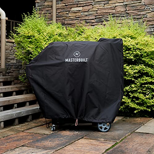 Image of Masterbuilt MB20091220 Gravity Series Grill Rotisserie Kit, Black & MB20080221 Gravity Series 800 Digital Charcoal Griddle, Grill and Smoker Combo Cover, Black & MB20091621 Lump Charcoal 16 Pound