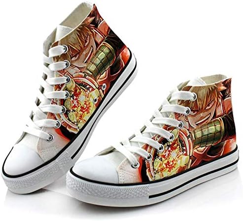 My Hero Academia Izuku Midoriya Katsuki Bakugo Shoto Todoroki Cosplay Shoes Canvas Shoes Sneakers