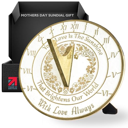 The Metal Foundry Regalo per mamma, nonna, nonna, matrigna, suocera, meridiana fatta a mano in puro ottone, perfetta per la festa della mamma, compleanni o qualsiasi occasione. With Love Always