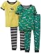 Carter's Baby Boys' 4 Piece Pant PJ Set (Baby) - Motorcycle