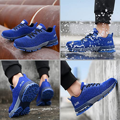 Steel Toe Shoes For Men Work Construction Lightweight Safety Sneakers Slip-Resistant Puncture Proof Shoes For Industrial #TOP5