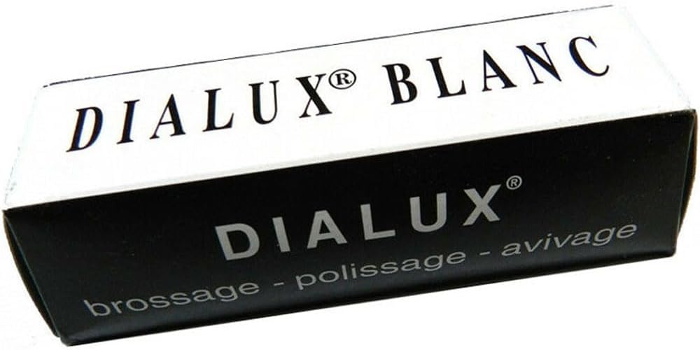 One Bar of White Dialux ( Blanc ) Jewelers Polishing Compound Rouge - Paste