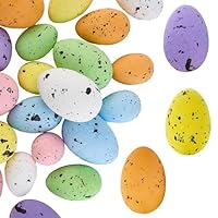 Faux Foam Speckled Eggs - Decorative Pastel Eggs