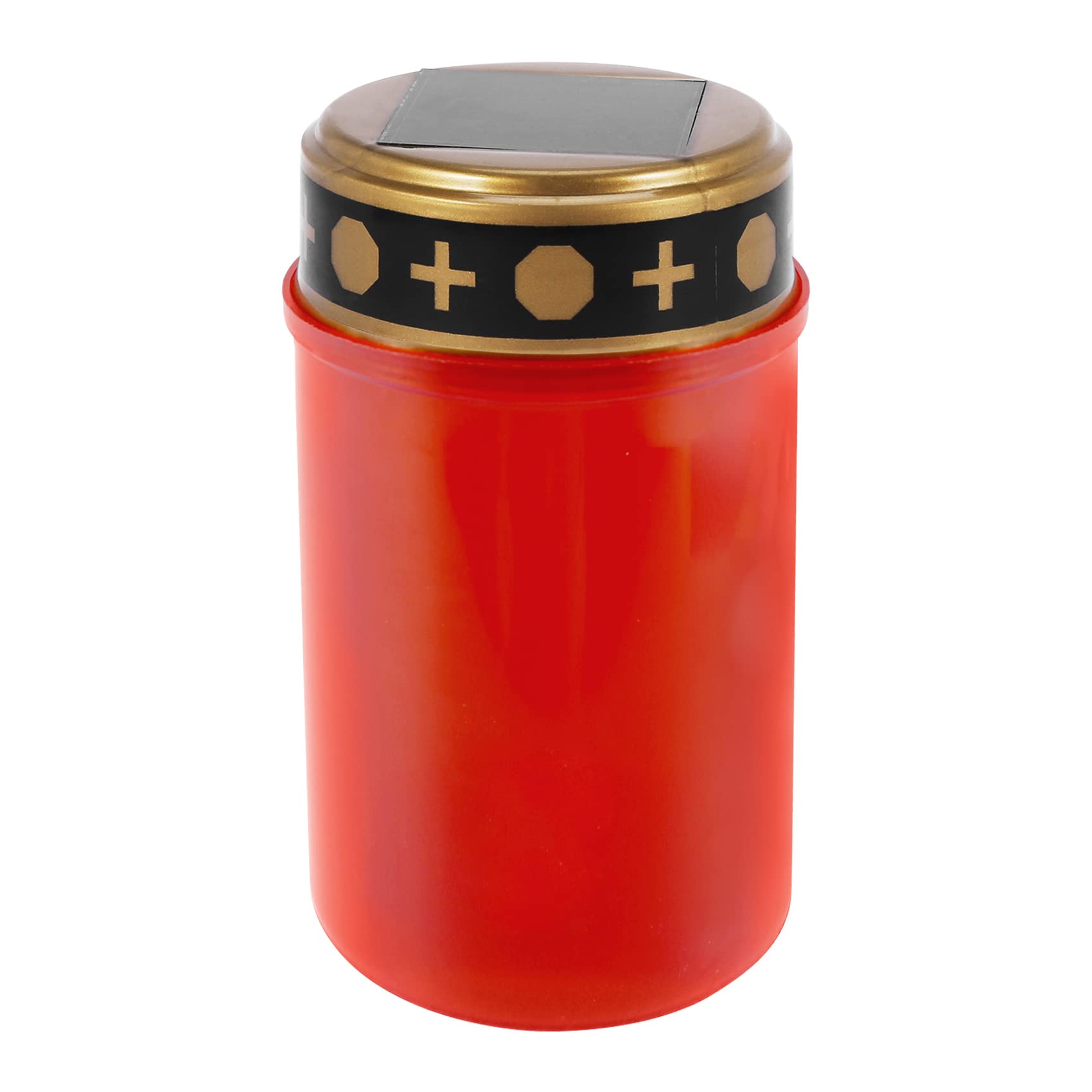 Kjkvivh Red Grave Candle For Cemetery Grave Solar Lights With Lighting Led Grave Light Various Wind