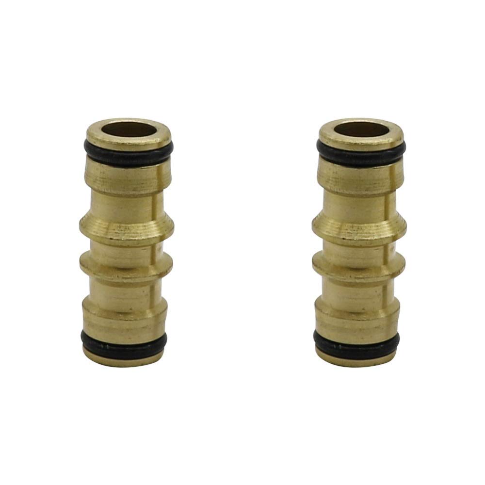 Giunti for Tubi in PVC in Ottone bidirezionale a sgancio rapido for autolavaggio, Pulizia, Tubo dell'Acqua, irrigazione, raccordi for microirrigazione Automatici, 20 Pezzi