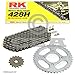 Produktbild Kettensatz geeignet für Kreidler Supermoto 125 DT 06-07 Trommelbremse Kette RK 428 H 136 offen 15/51