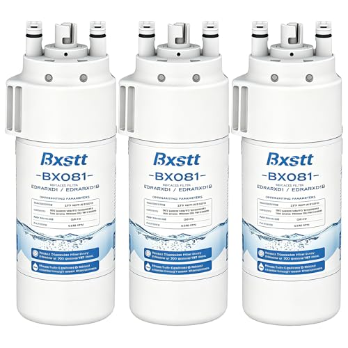 BXSTT EDRARXD1 Water Filter Replacement Compatible with Whirlpool EDRARXD1 Everydrop Filter A EDRARXD1B-3 Packs