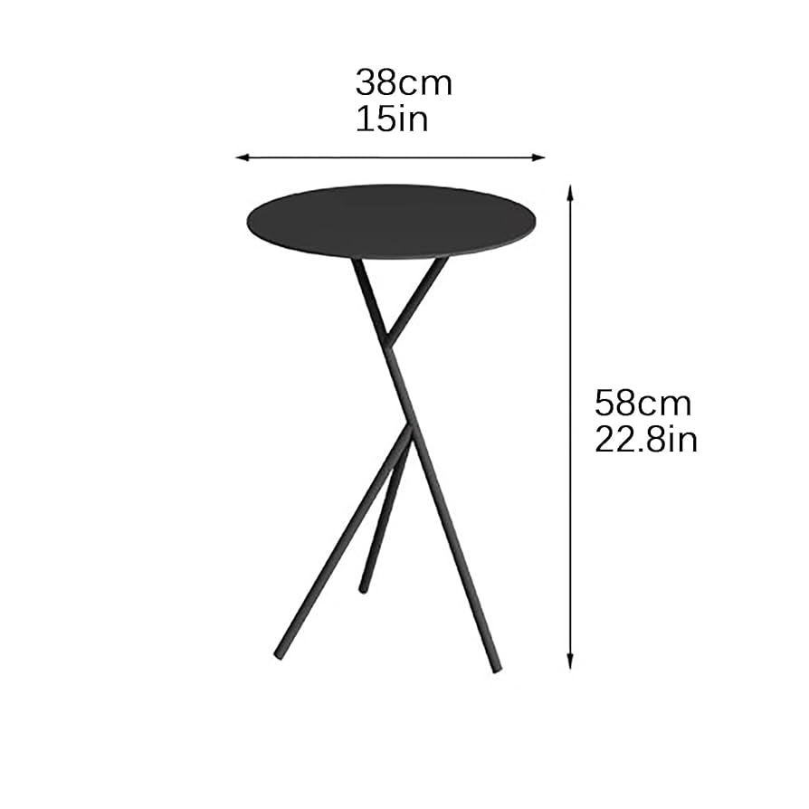 モダンリーフ型 サイドテーブル ブラックメタルベース ウォールナット モダンリーフ型 サイドテーブル ブラックメタルベース