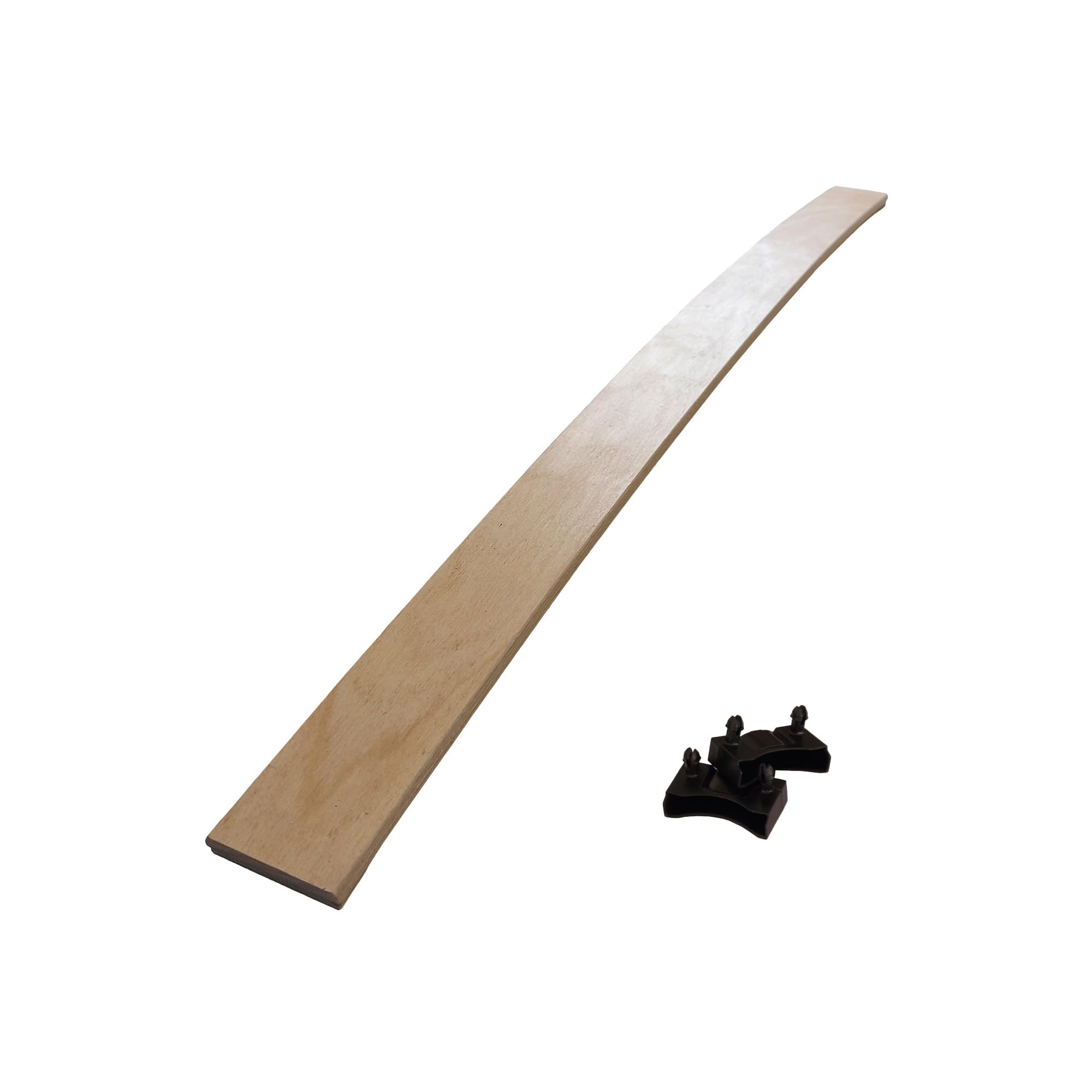Latte pour sommier EBAC en bois de hêtre 874x53x8 mm avec embouts pour lit