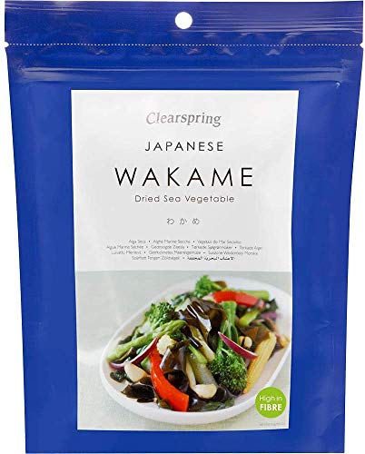 Clearspring Japonés Wakame Sea Vegetal 30 g (Paquete de 5)
