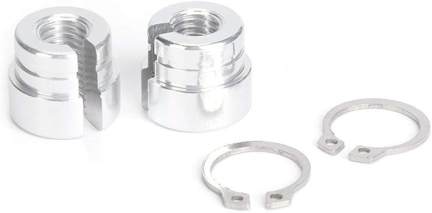 Throttle Cable Bushings Kit Aluminum 8mm 10mm Cable Guide Bushings for E30 E28 E36 E39 M20 M30 M50 S14 M60 Engine Throttle Linkage Replacement