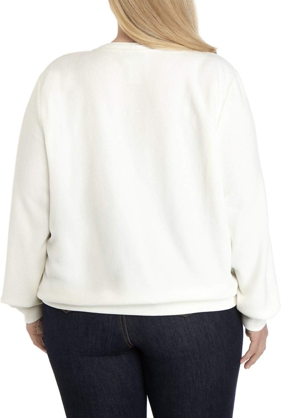 Alfred Dunner Women's Floral Embroidered Anti-Pill Pullover Sweater - Image 2