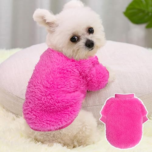 2 Pack XXS Dog Sweater, Tiny Dog Sweaters for Small Dogs Girl (1-3lb), Warm Soft Puppy Clothes for New Puppies, Cute Extra Small Doggie Clothes for Chihuahua Yorkie Cat Pet Apparel,XXS - Image 6