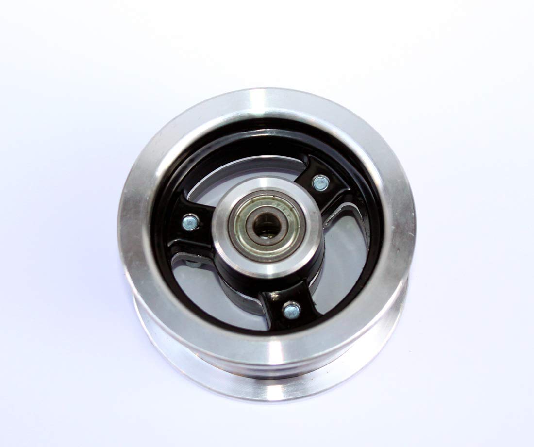 L-faster 6 Inch Electric Scooter Wheel 6x2 Wheel With Air Tire Or Solid Tire Metal Hub With 608 Bearings 8mm Axle Hole Trolley Cart Wheel (Hub only) — image 1