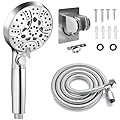 WATFIGBY RV Shower Head with Hose, Shower Head with Handheld, 10 Modes High Pressure Shower Heads for Home/RV/Camper/Travel Trailer, Handheld Shower Head Holder and Extra Long 5ft Stainless Steel Hose