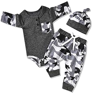 Aalizzwell Newborn Infant Baby Boys Fall Winter Outfit