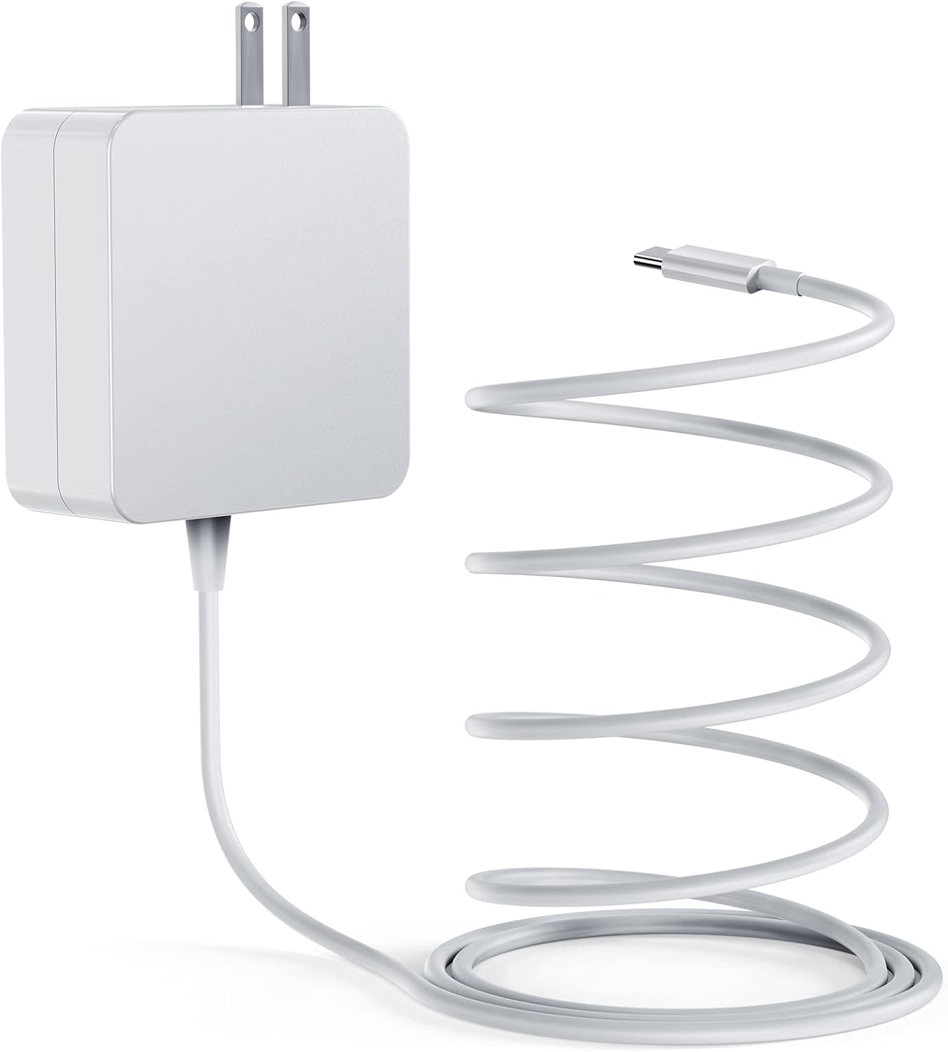 61W USB-C Charger for MacBook Pro 16/15/14/13 Inch for iPad Pro 2021/2020/2019/2018, UL Power Adapter for Lenovo Yoga 910 920 730 for Dell XPS for Samsung for HP Spectre X360 for Acer Type C Cable