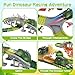 Dinosaur Toys for for Kids 3-8 Year Old, Create a Dinosaur World Adventure Flexible Road Race Tracks, Dinosaur Toys Set, Birthday Gifts Easter Basket Stuffers for Toddler