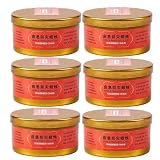 6X Bougie 30 Heures D'urgence,Bougie De Survie Longue Durée,Bougies De Camping Survie Pour Les Pannes De Courant,Bougie D'extérieur À Combustion Constante Résistantes Au Vent