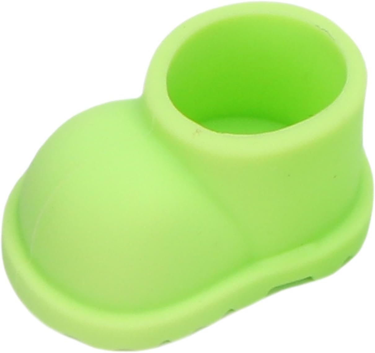 TOPINCN Doll Shoes, 5 Pairs Cute Silicone Boots for 17cm Dolls, with Vibrant Colors Black Brown Red Yellow Green, Easy to Wear and Remove