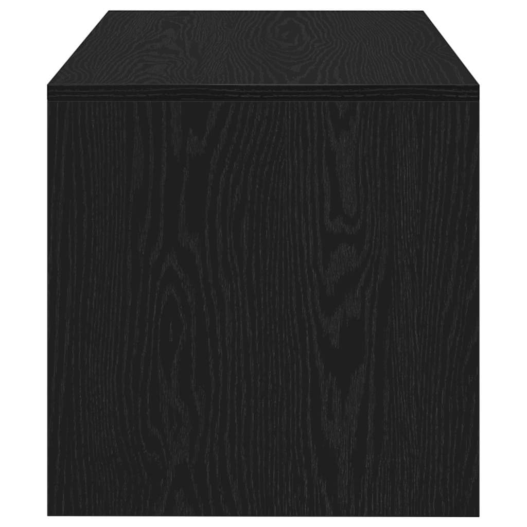 vidaXL TV-Schrank Schwarz Eichen-Optik 60x40x40 cm Holzwerkstoff, TV-Möbel, Fernsehtisch, Medienschrank, Fernsehschrank, TV-Konsole, TV-Bank, TV-Regal