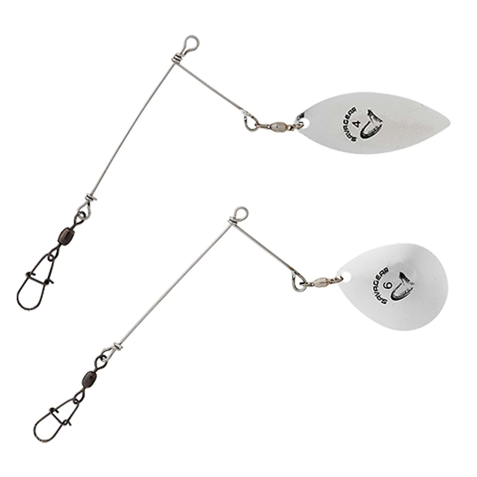 Savage Gear Rubber Fish Accessories Easyon Spinner Bait Kit M Silver Pack of 2