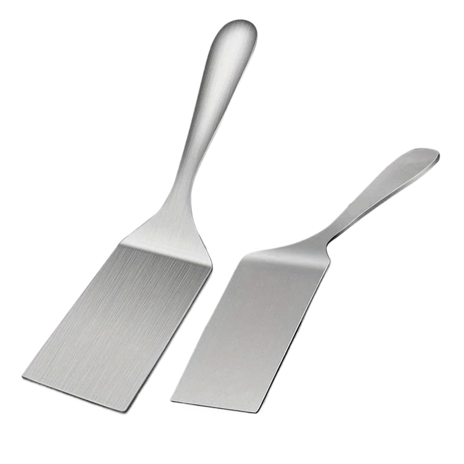 4 Stück Edelstahlspatel, Grillwender-Spatel Für Küchen Und Schränke