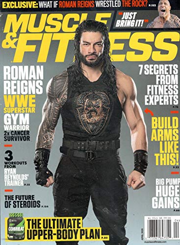 Muscle & Fitness Magazine (April, 2020) Roman Reigns Cover