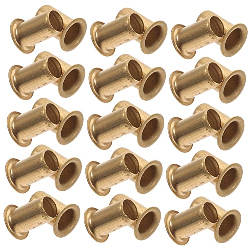 LckCryspho ペグ 30個 キャビネット棚用金属製ピン ? 銅素材 棚板サポート シェルフホルダー for M2食器棚