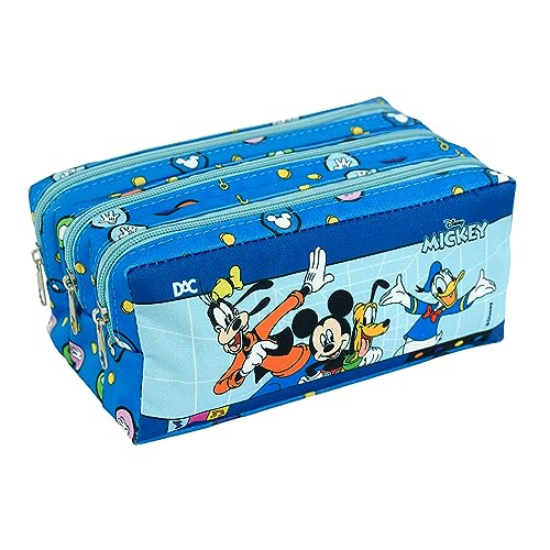 DAC - Estojo Triplo em Tecido Mickey
